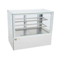 Vitrina Pastelera Expositora Refrigerada Cuadrada De Sobremesa 2 Estan