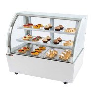 Vitrina Pastelera Expositora Refrigerada De Suelo 2 Estantes Con Crist