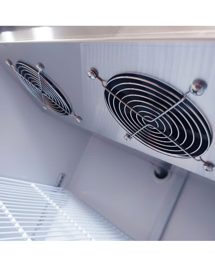 Armario Expositor Refrigerado 300L 1 Puerta Ventilado Romux