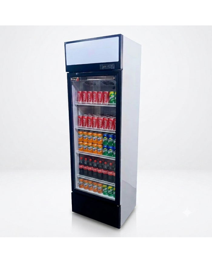 Armario Expositor Refrigerado 300L 1 Puerta Ventilado Romux