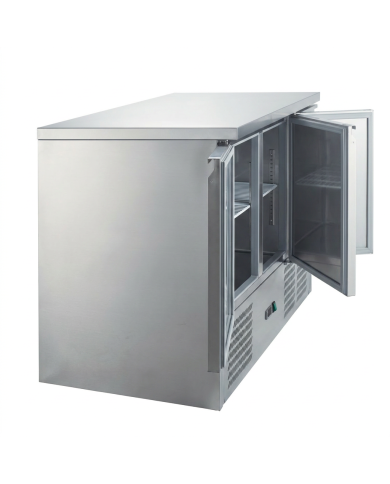 Mesa Fría Refrigerada Estática Clase A 3 Puertas Romux ROMUX | Hostel