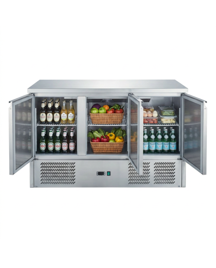 Mesa Fría Refrigerada Estática Clase A 3 Puertas Romux ROMUX | Hostel
