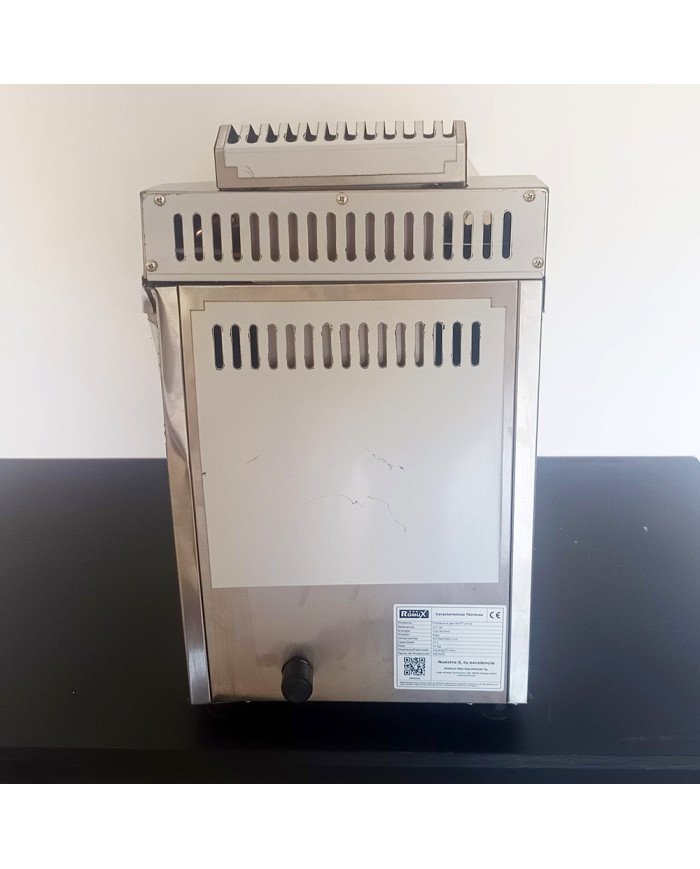 16. Freidora Industrial a Gas Butano de 17 Litros Simple Sobremesa (CC-116) ®Romux