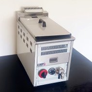 16. Freidora Industrial a Gas Butano de 17 Litros Simple Sobremesa (CC-116) ®Romux