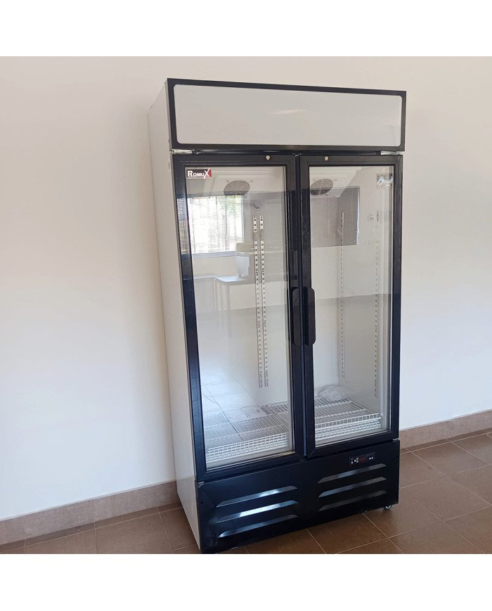 Armario Expositor Refrigerado 600L Ventilado Romux | Equipamiento Industrial