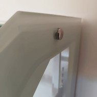 46. Vitrina Pastelera Expositora Refrigerada de Suelo 2 Estantes con Cristal Curvo Blanca 450 Litros Ventilada (FR-154)