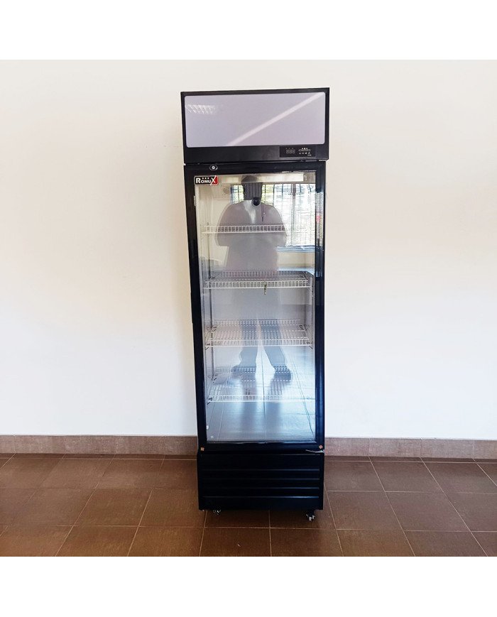 Armario Expositor Refrigerado 300L Ventilado Romux | Equipamiento Industrial