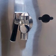 22. Freidora Industrial a Gas Butano de 18+18 Litros Doble Sobremesa (CC-119) ®Romux