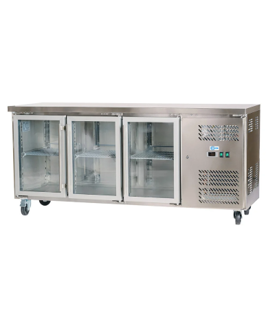 Bajo Mostrador Refrigerado 3 Puertas cristal 179x70 Ventilado Cleiton