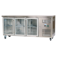 Bajo Mostrador Refrigerado 3 Puertas cristal 179x70 Ventilado Cleiton