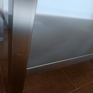 48. Fregadero con 2 Senos Escurridor Derecha con Estante 1400x600x850 mm Desmontable (AC-199)