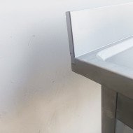53. Fregadero 2 Senos para Lavavajillas Escurridor Derecha 1600x700x900 mm Desmontable (AC-209)