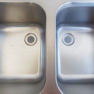 53. Fregadero 2 Senos para Lavavajillas Escurridor Derecha 1600x700x900 mm Desmontable (AC-209)