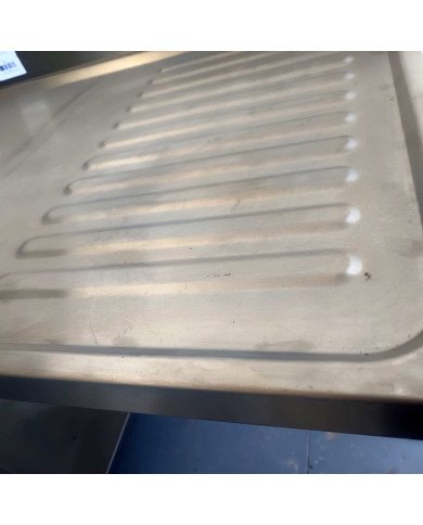 53. Fregadero 2 Senos para Lavavajillas Escurridor Derecha 1600x700x900 mm Desmontable (AC-209)