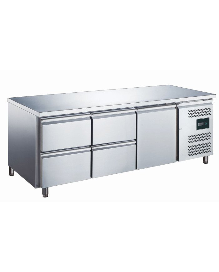 Bajo Mostrador 1 Puerta 4 Cajones de 180x70 cm Ventilado Romux