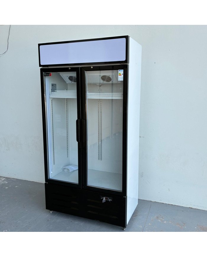 Armario Expositor Refrigerado 600L Ventilado Romux | Equipamiento Industrial