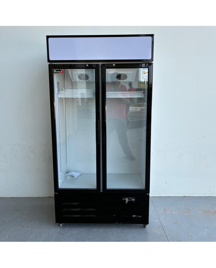 Armario Expositor Refrigerado 600L Ventilado Romux | Equipamiento Industrial