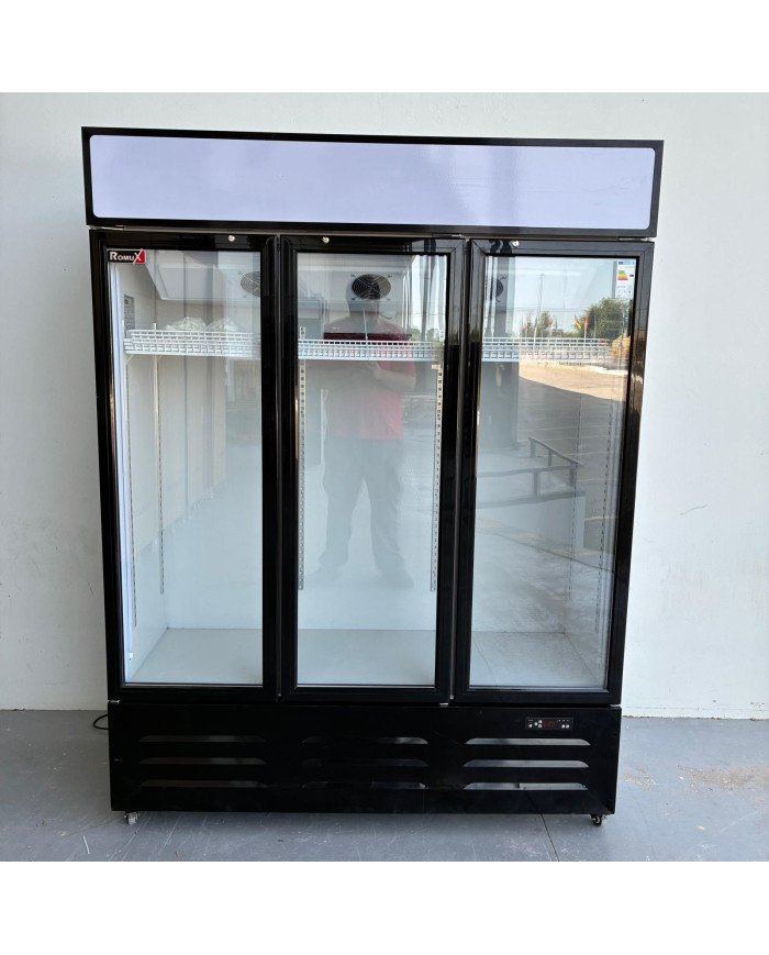 Armario Expositor Refrigerado 600L Ventilado Romux | Equipamiento Industrial