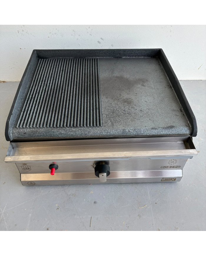 Plancha Hierro Gas 70 cm Sobremesa Romux | Equipamiento Industrial