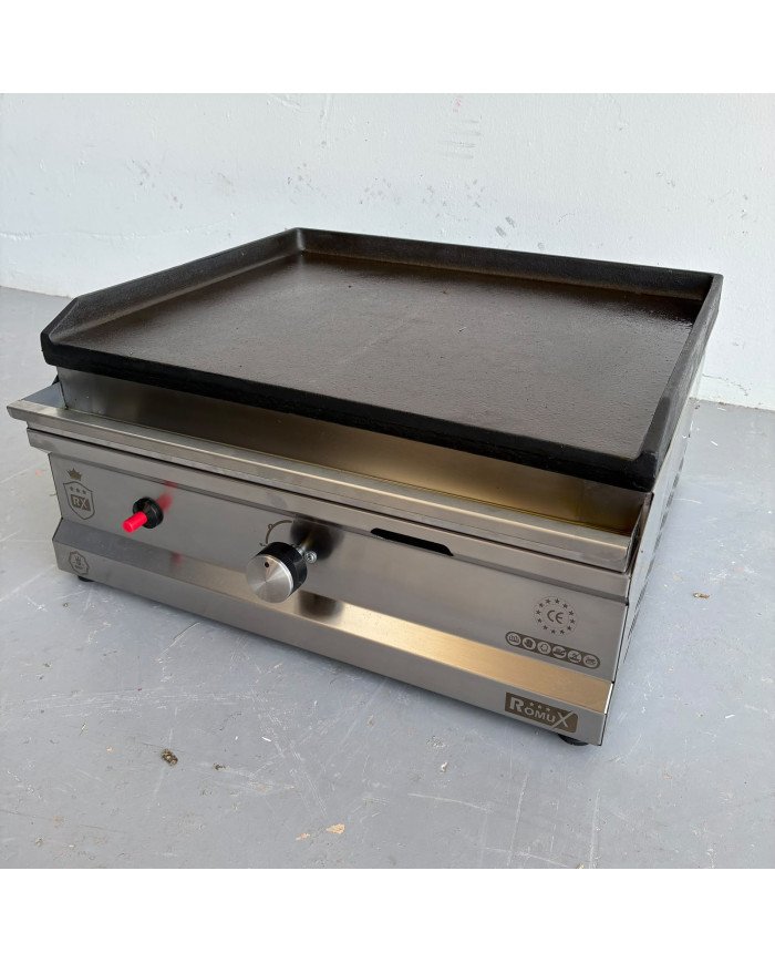 Plancha Hierro Gas 70 cm Sobremesa Romux | Equipamiento Industrial