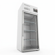 Armario congelación 650L 1 puerta cristal ROMUX ventilado aire forzado