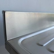 145. Fregadero con 2 Senos Escurridor Izquierda con Estante 1600x600x850 mm Desmontable (AC-188)