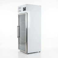 Armario refrigerado 650L 1 puerta cristal ROMUX ventilado aire forzado