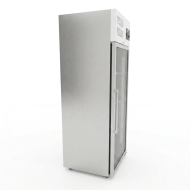 Armario refrigerado 650L 1 puerta cristal ROMUX ventilado aire forzado