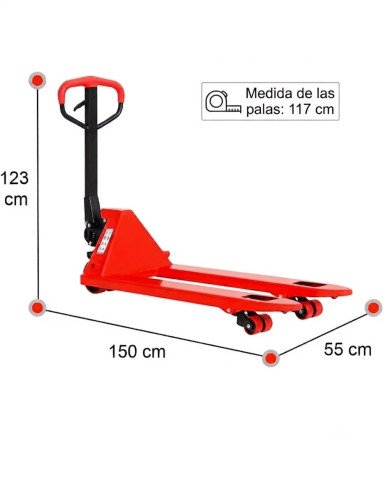 Transpaleta Manual ROMUX 3000 Kg | Equipamiento Industrial