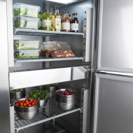 Armario refrigerado 650L 2 puertas ROMUX ventilado aire forzado