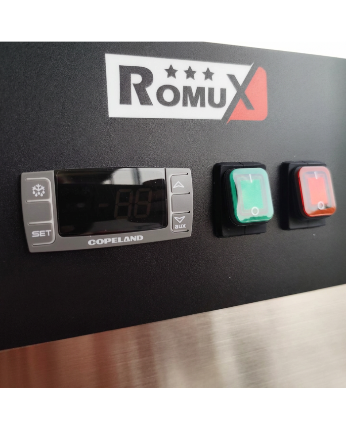 Armario de refrigerado 1300L 2 puertas ROMUX ventilado aire forzado