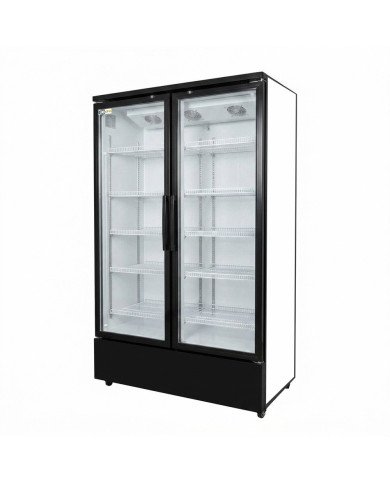 Armario expositor de congelación 1000L 2 puertas CLEITON ventilado