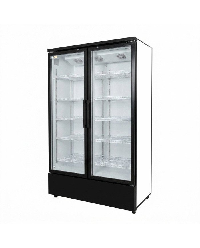 Armario expositor de congelación 1000L 2 puertas CLEITON ventilado