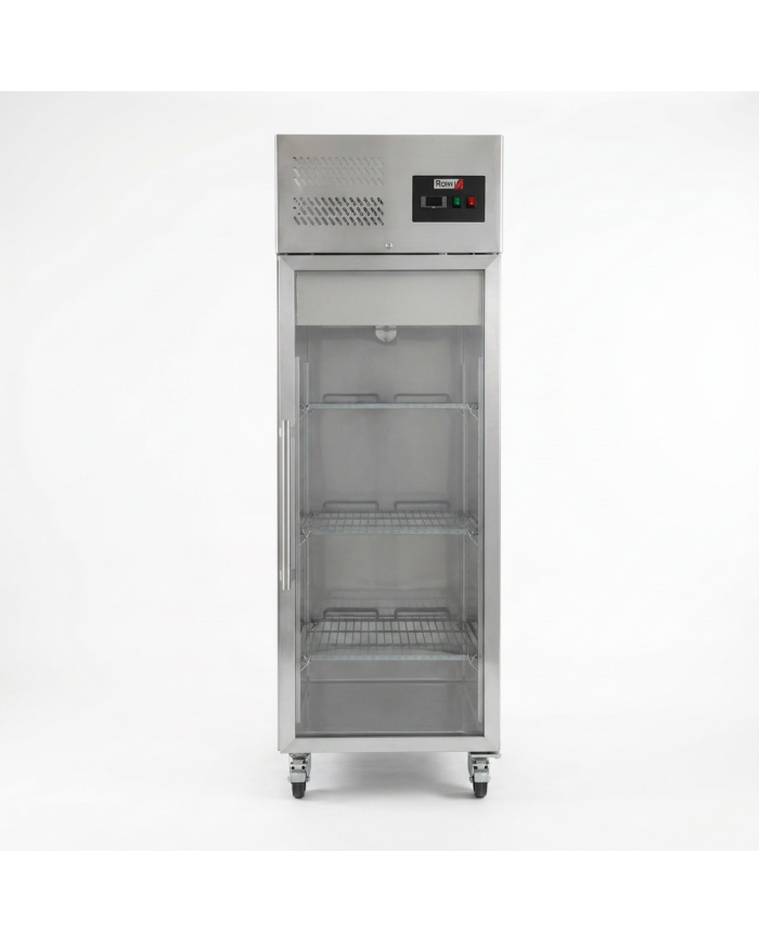 Armario refrigerado 600L 1 puerta cristal ROMUX ventilado aire forzado