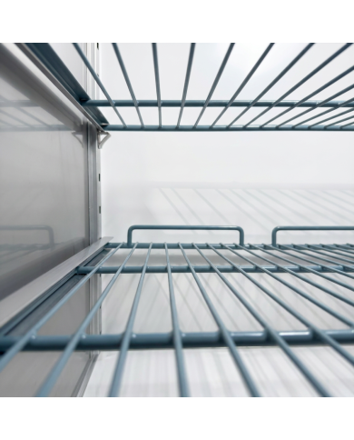 Armario refrigerado 600L 1 puerta cristal ROMUX ventilado aire forzado