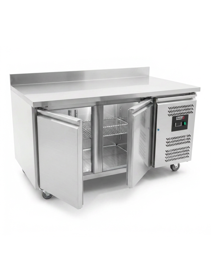 Bajo Mostrador Pastelero Refrigerado Acero Inoxidable 282 Litros 2 Pue