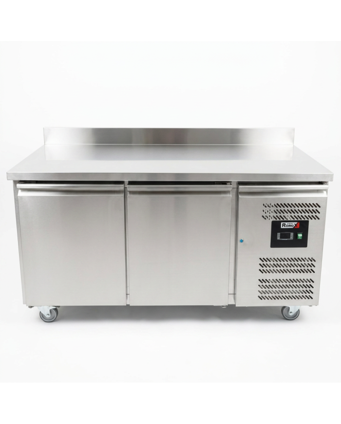 Bajo Mostrador Pastelero Congelado Acero Inoxidable 282 Litros 2 Puert