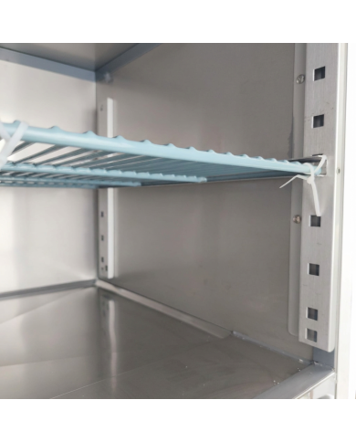 Mesa Fría De Preparación Acero Inoxidable 1 Puerta 2 Cajones 220 Litro