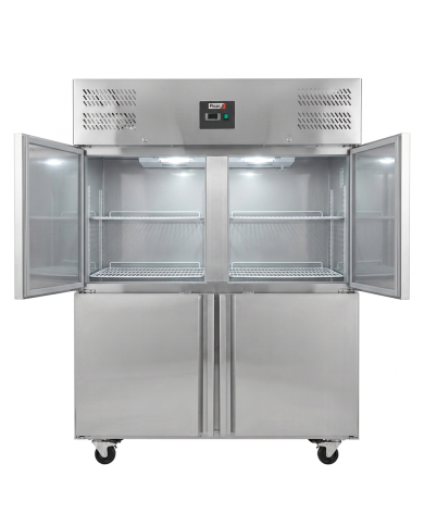 Armario refrigerado 1200L 4 puertas ROMUX ventilado aire forzado
