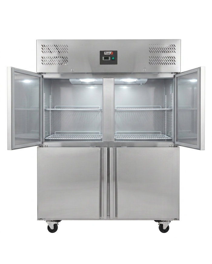 Armario refrigerado 1200L 4 puertas ROMUX ventilado aire forzado