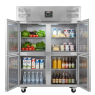 Armario refrigerado 1200L 4 puertas ROMUX ventilado aire forzado