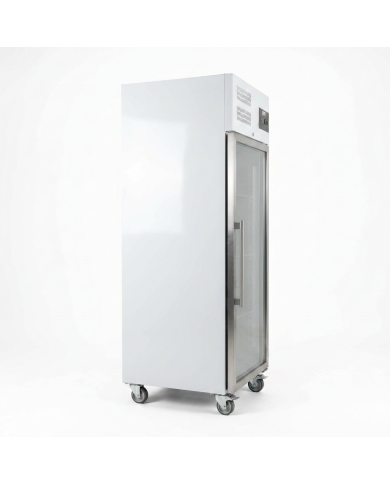Armario refrigerado 650L 1 puerta cristal ROMUX ventilado aire forzado