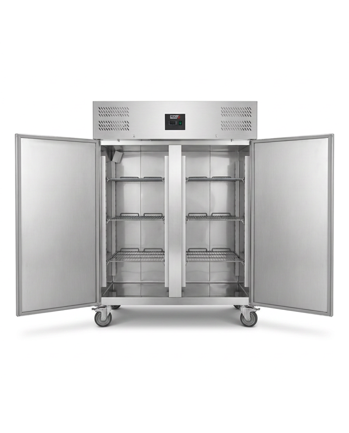 Armario de refrigerado 1300L 2 puertas ROMUX ventilado aire forzado
