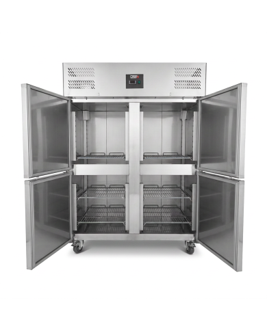 Armario refrigerado 1300L 4 puertas ROMUX ventilado aire forzado
