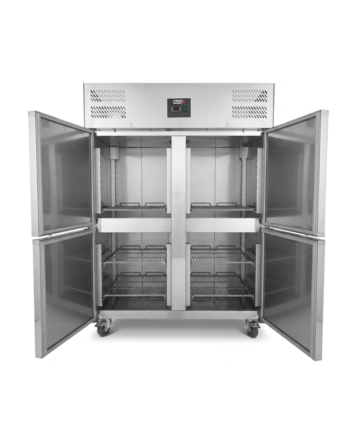 Armario refrigerado 1300L 4 puertas ROMUX ventilado aire forzado