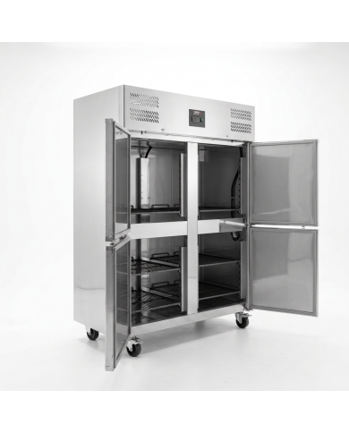 Armario refrigerado 1300L 4 puertas ROMUX ventilado aire forzado