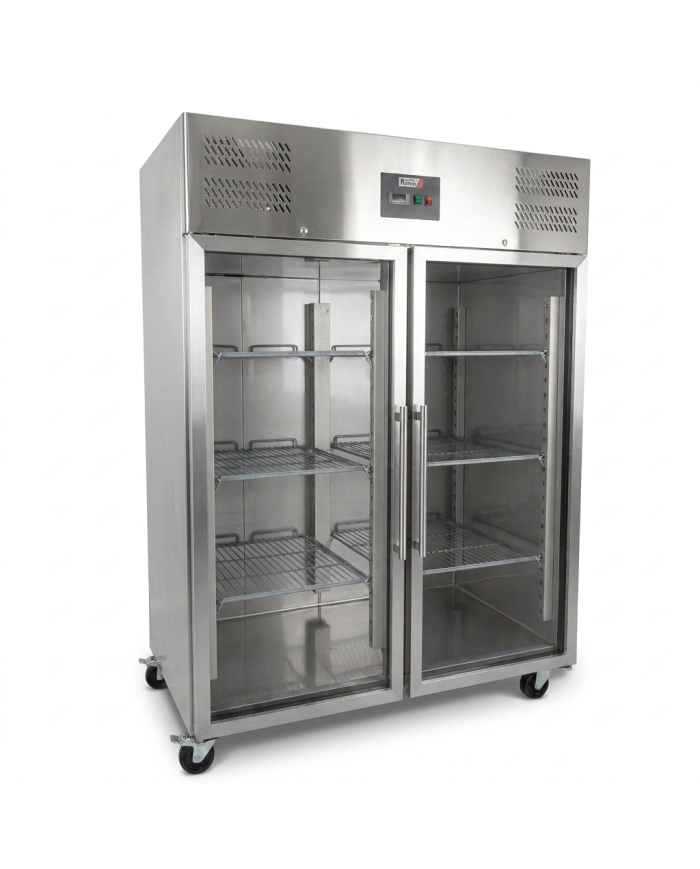 Armario de refrigerado 1300L 2 puertas ROMUX ventilado aire forzado