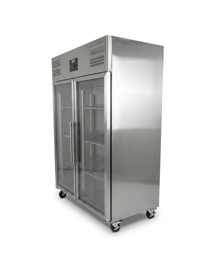 Armario de refrigerado 1300L 2 puertas ROMUX ventilado aire forzado