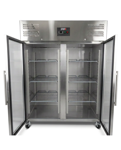 Armario de refrigerado 1300L 2 puertas ROMUX ventilado aire forzado