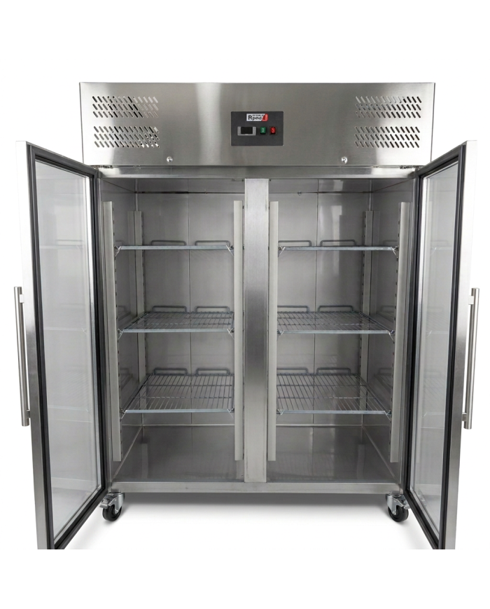 Armario de refrigerado 1300L 2 puertas ROMUX ventilado aire forzado